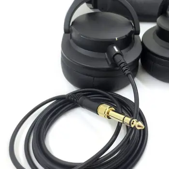 Kábel Stočený Headset Adapter Slúchadlový Kábel pre Audio-Technica M40X M50X M60X M70X Slúchadlá