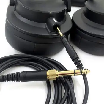 Kábel Stočený Headset Adapter Slúchadlový Kábel pre Audio-Technica M40X M50X M60X M70X Slúchadlá