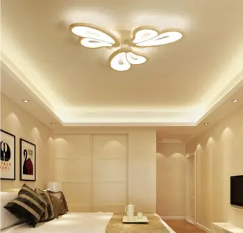 Nové Mordern Motýľ LED Ceilling Svetlo osvetlenie v Obývacej Izbe lampara led techo Stropné Svietidlo Pre Reštaurácia plafon Lampa