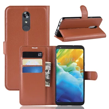 Peňaženka Prípade Pre LG Stylo 5 Flip Kožený Kryt pre LG Stylo 5 Mobilný Telefón Prípade Kryt TPU Ochranný plášť s Držiteľom Karty