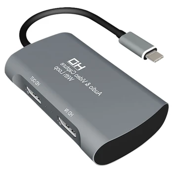 Typ-C, HDMI Video Capture Karty 4K Sn USB3.0 Mic o Live Široký Prúd