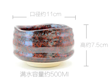Japonský obrad keramické matcha misy zelený čaj maker pohár glazúra teacup Kung Fu čaj nastaviť ročník potraviny chawan príslušenstvo