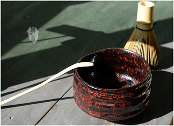 Japonský obrad keramické matcha misy zelený čaj maker pohár glazúra teacup Kung Fu čaj nastaviť ročník potraviny chawan príslušenstvo