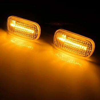 2 ks Auto Objektív LED Strane Marker Zapnite Indikátor Signálu Svetlo na Honda Civic Dohodou Acura RSX 34301-S5A-013