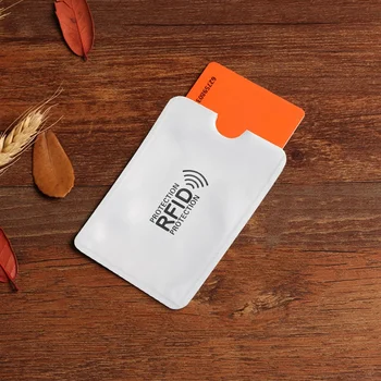 10pcs hliníkovej fólie anti-degaussing karty kryt RFID tienenie taška NFC kreditnej karty anti-theft kefa ID kartu, chránič