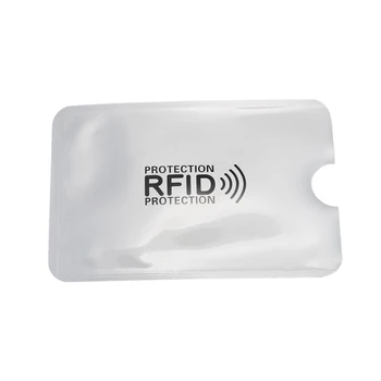 10pcs hliníkovej fólie anti-degaussing karty kryt RFID tienenie taška NFC kreditnej karty anti-theft kefa ID kartu, chránič