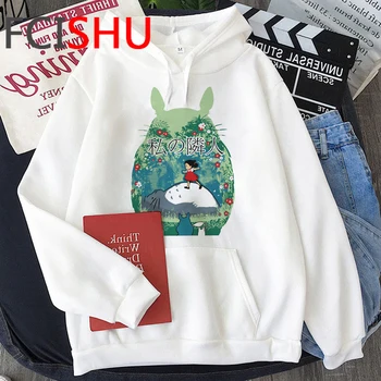 Štúdio Ghibli Totoro Odvážneho Preč Hayao Miyazaki hoodies ženy harajuku hip hop 2020 Ulzzang žena hoddies obrázok