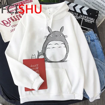 Štúdio Ghibli Totoro Odvážneho Preč Hayao Miyazaki hoodies ženy harajuku hip hop 2020 Ulzzang žena hoddies obrázok