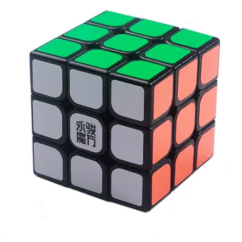 Yongjun 3 Kroky Magic Neo Cube 3x3x3 56.5 MM Zápas Noctilucent Transparentné Magic Cube Oxyphylla Záujem Hračky Pre Deti,
