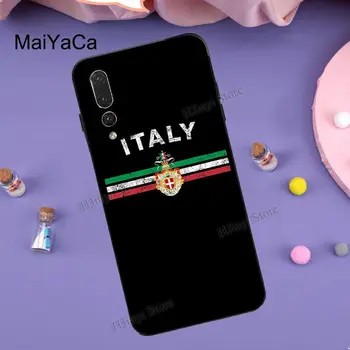 MaiYaCa Taliansku Vlajku Prípade Huawei Honor 7A Pro 7C 8A 8C 8S 8X 9X 9 10 Lite 20 Pro 10i Y6 Y7 Y9 2019 Nova 5T