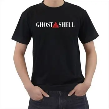 Bavlna, Tlač Pánske Letné Ghost In The Shell, Anime, Manga Logo T-Shirt Veľkosť S M L XL 2XL 3XL 4XL 5XL 6XL Tee Tričko