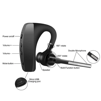 K10 Bezdrôtový Bluetooth Headset (Slúchadlá Redukcia Šumu/Šport/Auto/Business/Hands-Free Bluetooth Stereo Headset