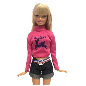 NK 2020Newest Dvoch-Dielny Bábika Bežné Vyhovovali Športové Módne Šaty Krásne Rastu Pre Bábiku Barbie Najlepšie Dievča Darček 131A
