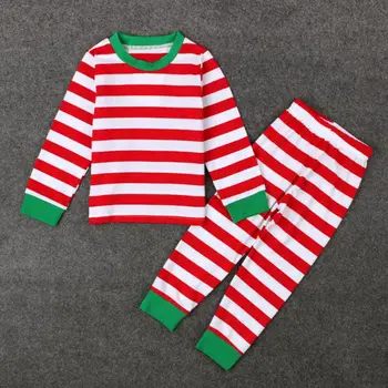 Bežné Detské Oblečenie Sady Prekladané Dievča Vianočné Oblečenie Chlapčenské Obleky Deti Pajama Nastaviť Dlhé Rukávy Dieťa Oblečenie