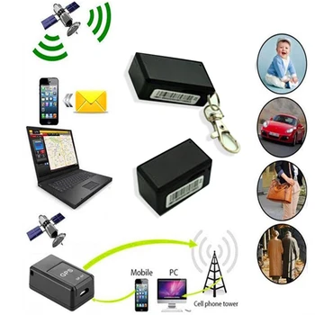 Univerzálny Mini Bezdrôtovej Automobilovej Smart Tracker GPS Tracker ABS Reálnom Čase Locator Polohy Sledovacie Zariadenie so SIM Karty, Funkcie