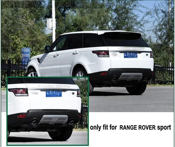 Nerezový nárazník parapet veka batožinového priestoru kryt protišmykové platne na Landrover RANGE ROVER Sport,ISO9001 najvyššej kvality.Ázia doprava zadarmo.