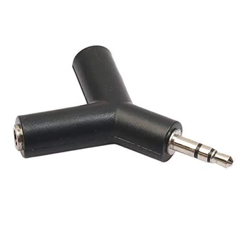 3,5 mm konektor pre Slúchadlá Splitter 2 Slúchadlá [ 1 Muž Slúchadlá Konektor na 2 Samica Slúchadlá ] Headset Y Audio Splitter