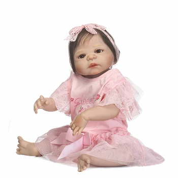 NPKCOLLECTION realisticky plný vinyl reborn baby doll skutočná dievča rodovej krásne bábiky pre deti na deň Detí a Vianoce