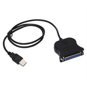 1pc 120 cm USB 2.0 s 25-Pinový Paralelný Port Tlačiarne IEEE 1284 Kábel USB Na Paralelný Kábel Adaptéra