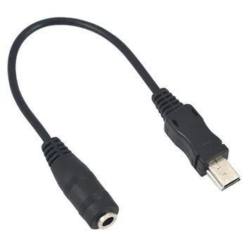 3,5 mm Jack Samica Audio Kábel Kábel 1pc Mini USB Muž pre Motorola V3 Audio Kábel Kábel Adaptéra