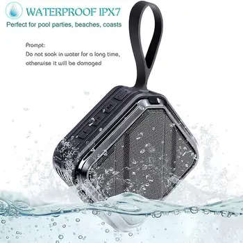 Bluetooth Reproduktory 20W Prenosných Bezdrôtových Reproduktorov Bass Enhanced IPX7 Nepremokavé 24H Lka Postavený v Mic Mini Reproduktor