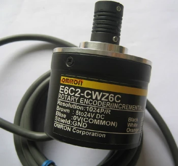 E6C2-CWZ6C 20P/R Čiastkových Rotačný Encoder Nový 5-24V DC Výstupom typu Otvorený Kolektor NPN 50mm Priemer 20PPR E6C2CWZ6C