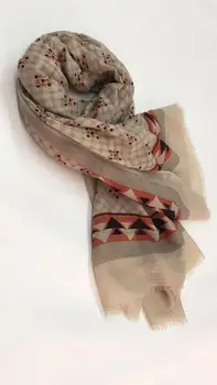 2019 Nové Bavlna Geometrie Okraj Šatky Šatkou Ženy Moslimských Dot Hidžáb Foulard Zábal Šatku 6 Farieb 10pcs/veľa Doprava Zadarmo