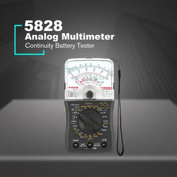 Mini Vreckový Analógový Multimeter AC/DC Voltmeter Ammeter Odpor Kontinuity Kapacita Batérie dB Kapacita Tester