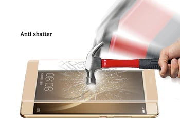 Premium proti Výbuchu Plné Pokrytie 3D Zakrivené Hrany Tvrdené Sklo fólia Pre Huawei P9 5.2