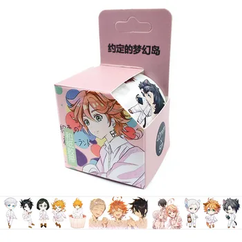 10 boxov/veľa Anime Zasľúbenej krajiny nekrajiny maskovacie pásky HRAČKA Emma Norman Washi Pásku, Papier Ručné účet nálepky 5M