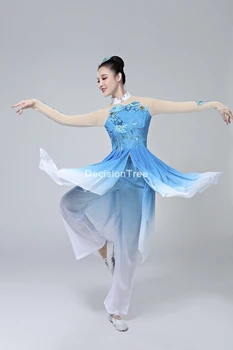 2021 ženy hanfu tradičné čínske oblečenie festival oblečenie dávnych ľudových fáze výkonu tanečné kostýmy princezná šaty