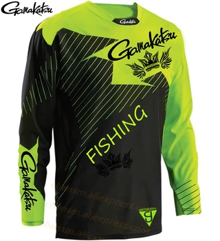 Gamakatsu Rybárske Jersey Oblečenie Letné Rýchle Suché Cyklistické Ochranu pred Slnkom Anti-komár Rybárske Tričko Priedušná Anti-uv Oblečenie