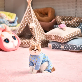 Pet Oblečenie Pre Malé Stredné Psa Cute Cat Chihuahua Jumpsuit Pyžamo Pet Hoodie Srsť Pre Psy, Mačky, Mäkké Teplé Šteňa Psa Kostým