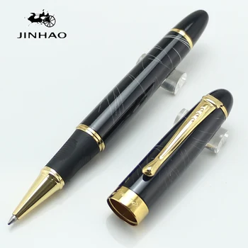 JINHAO X450 Black Line s Golden 0.7 mm Nib Pero Rollerball Kawaii Módne school&office dodávky pero na písanie darček perá