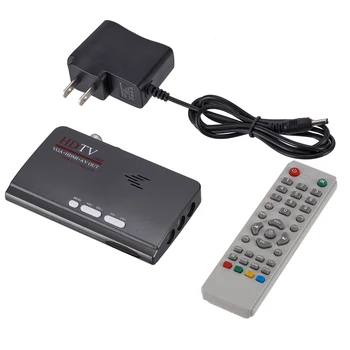Nové HDMI DVB-T/DVB-T2 TV Tuner Prijímač DVB T/T2 TV Box VGA AV CVBS 1080P digitálny HD Satelitný prijímač pre LCD/CRT Monitorov
