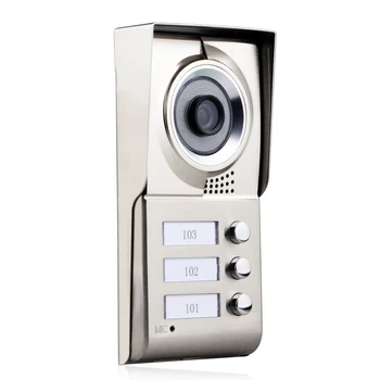 SmartYIBA Visual Video Doorphone Zvonček Komunikačný Systém pre 3 Byty 7inch Dotykový LCD Káblové pripojenie Wifi Odomknúť Podporu IOS/Android