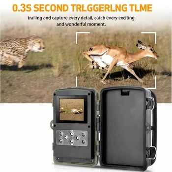 Doprava zadarmo hry lov pasce fotoaparát H3 12 mesiacov v pohotovostnom režime wild kamera pre vonkajšie lov nepremokavé termálne kamery