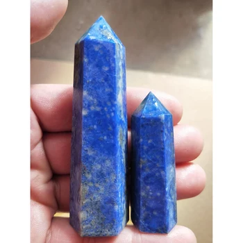 Lapis Lazuli, Prírodný Krištáľ Stĺpec Lapis Lazuli Crystal Stĺpec Šesťhranný Stĺp Pôvodné Kamenné Dekorácie Dekorácie 6-7 cm