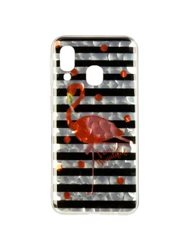 Flamingo hypnotické obal pre Samsung Galaxy A40