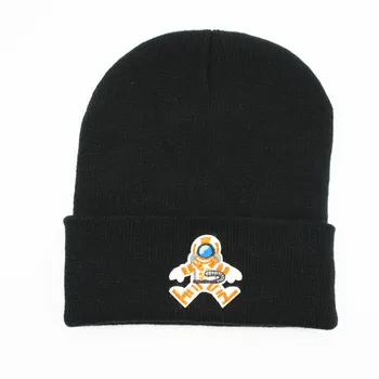 Astronaut výšivky Zahustiť pletené klobúk teplé zimné klobúk Skullies spp čiapočku klobúk pre dieťa muži ženy 216