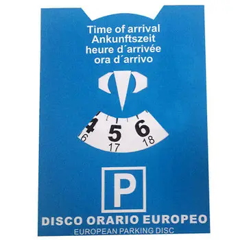 Čas príchodu hodinové parkovanie stop Posteggio disk auto príslušenstvo 12 - 24 99 S0334 odoslané z Talianska