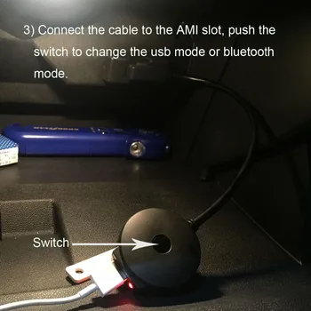 Chenyang Auto Aux Bluetooth Audio Médiá V AMI MDI USB Kábel Adaptéra Pre Auta VW AUDI A4 A6, Q5 Q7 Neskoro Ako v roku 2009