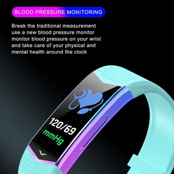 Inteligentný Náramok Fitness Tracker Náramok Krvného Tlaku a Srdcového tepu S Krokomer Šport Kapela pre Mužov, Ženy hodinky