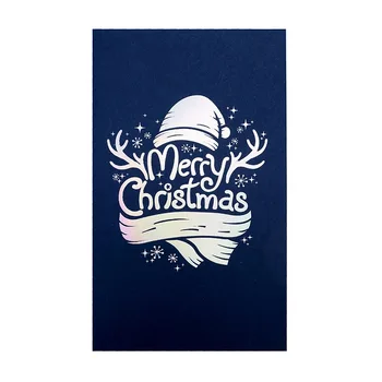 3ks samoopaľovacie Vianočný stromček, Pohľadnice obálky laser samoopaľovacie skladacie požehnanie karty Priania Pozvánky pohľadnicu