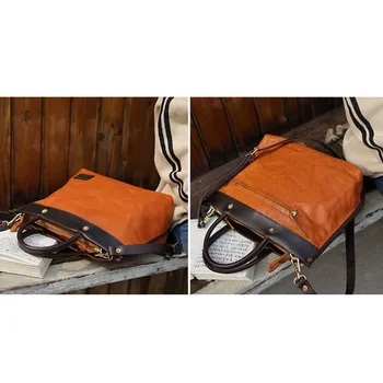 AETOO British retro ručné cowhide kožené jedného pleca uhlopriečka späť kabelka bežné počítač taška hit farba IPAD dámy a
