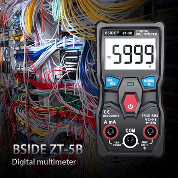 ZT-5B Digitálny Multimeter Bezdrôtový Smart T-RMS 6000 Počíta Skenovanie AC DC Meranie NCV Meranie True RMS