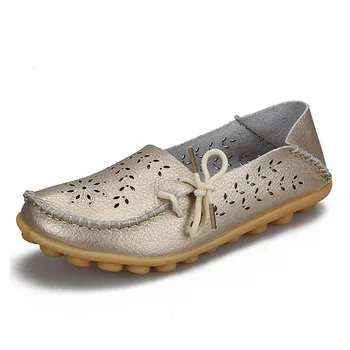 YAERNI20 farby Reálnom kožené ploché topánky Žena Módna obuv pre voľný čas Daliy ženy Office lady party obuv veľkosť 34 - 44E1298