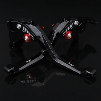 S Logom 3D dizajn (Kosoštvorec Duté) Black CNC Nastaviteľné Motocykel Brzdové Páčky Spojky Pre Yamaha YZF1000R Thunderace VŠETKY ROKOV
