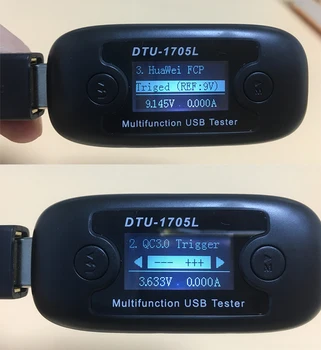 Nový Upgrade USB Tester Napätia, Prúdu Kapacita Meter QC3.0 2.0 Napájanie Detektora TYP-C Kábel Odpor Tester