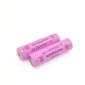 Dinto 10pcs/veľa Originál Batéria AA 1.2 V 2800mAh Nabíjateľné Ni-MH AA kontakty batérie pre LED Svetlo Kamery Hračka Hodiny Rádio MP3
